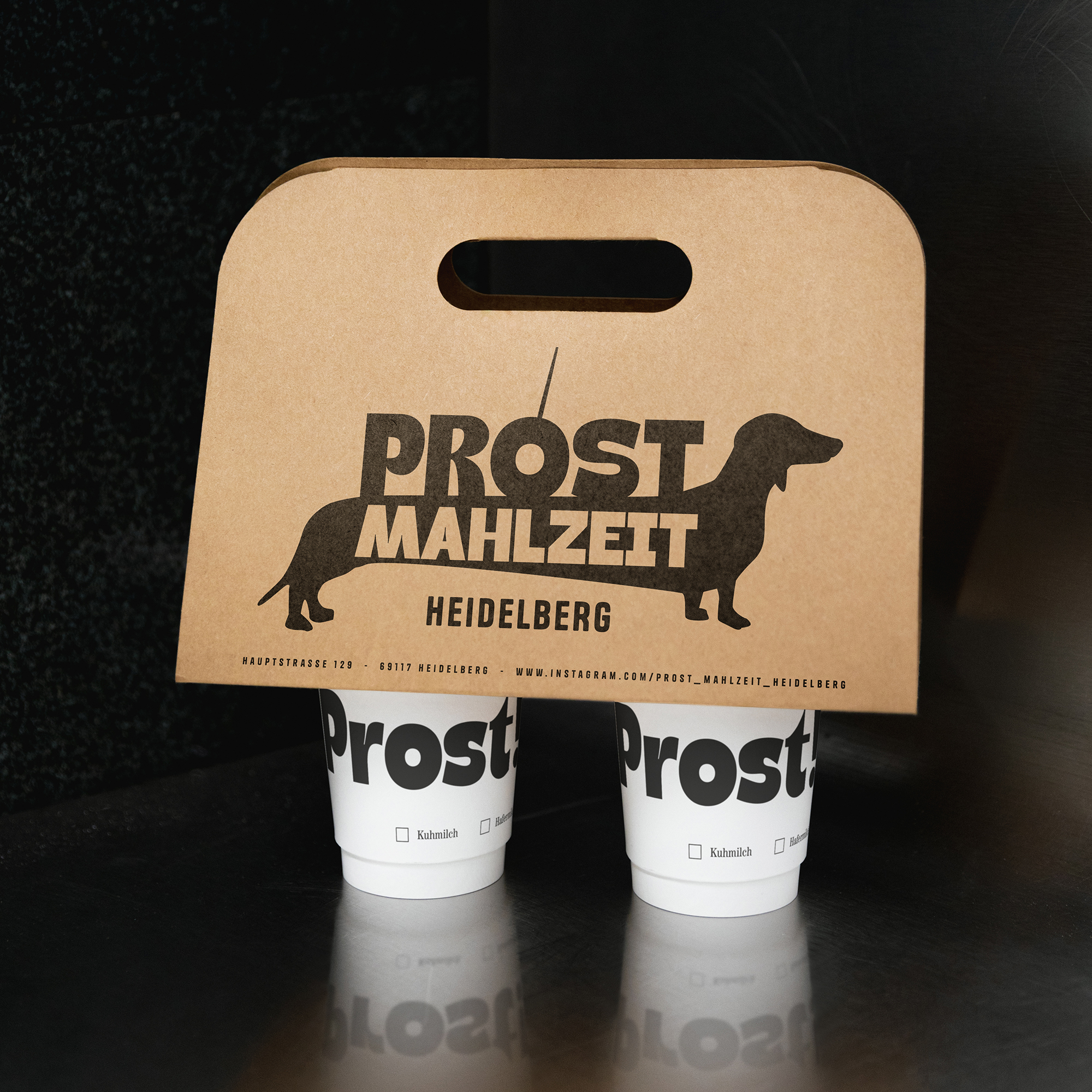 Kaffebecher Prost Mahlzeit, Heidelberg / uc graphic